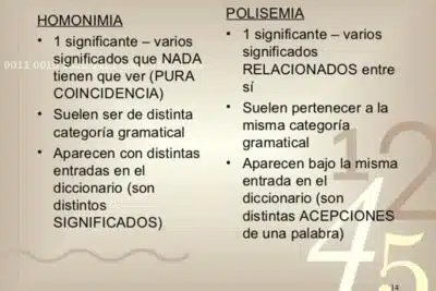 diferencia entre homonimia y polisemia